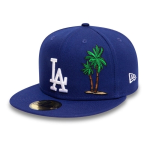 Blue New Era La Dodgers Palm Taco Fitted Cap 59fifty | KDJG23895