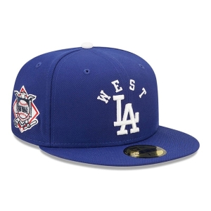 Blue New Era La Dodgers Team League Fitted Cap 59fifty | TGZU10938