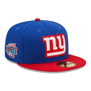 Blue New Era New York Giants Ne Letterman Fitted Cap 59fifty | EBFY19842