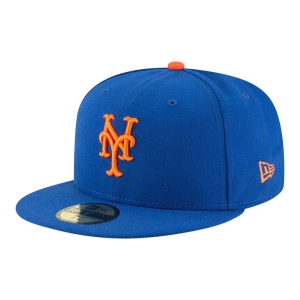 Blue New Era New York Mets Authentic On Field Game Cap 59fifty | UMVT59042