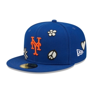 Blue New Era New York Mets MLB Sunlight Pop Cap 59fifty | AJTB83415