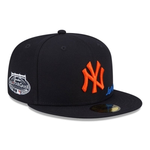 Blue New Era New York Yankees Just Don X MLB Fitted Cap 59fifty | PCAI52847