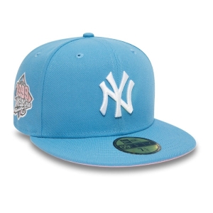 Blue New Era New York Yankees Pastel Fitted Cap 59fifty | ECIK18943