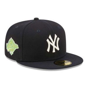 Blue New Era New York Yankees Pop Fitted Cap 59fifty | VAUD05329