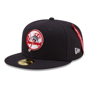 Blue New Era New York Yankees X Alpha Industries Cap 59fifty | NCWV53078