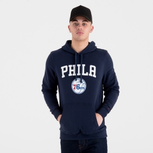 Blue New Era Philadelphia 76ers Team Logo Hoodie | WZPF16748