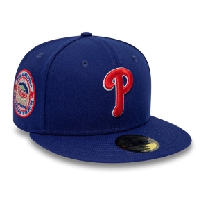 Blue New Era Philadelphia Phillies National League Stadium Fitted Cap 59fifty | PTRM75946