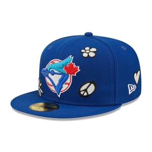 Blue New Era Toronto Jays MLB Sunlight Pop Cap 59fifty | XAGI54802