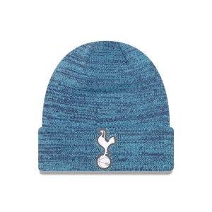 Blue New Era Tottenham Hotspur Reflective Cuff Beanie Hat Knit | OQYS04198