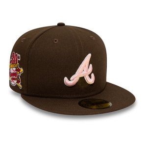 Brown New Era Atlanta Braves Walnut And Cap 59fifty | KUWO28534