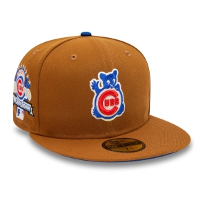 Brown New Era Chicago Cubs 1990 All Star Game Toasted Peanut Fitted Cap 59fifty | TPYK03946