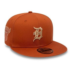 Brown New Era Detroit Tigers Side Patch Medium Cap 9fifty | PXHM25461