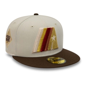 Brown New Era Houston Astros World Series Fitted Cap 59fifty | BYEZ20976