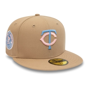 Brown New Era Minnesota Twins 50 Seasons Fitted Cap 59fifty | NPYF83690