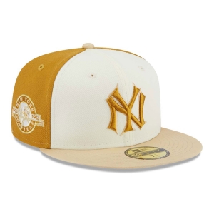 Brown New Era New York Yankees Anniversary Fitted Cap 59fifty | EWJS34829