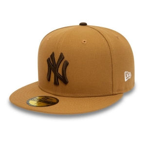 Brown New Era New York Yankees Fall Colours Fitted Cap 59fifty | KREH41685