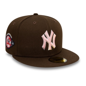 Brown New Era New York Yankees Walnut And Cap 59fifty | RHVD59128