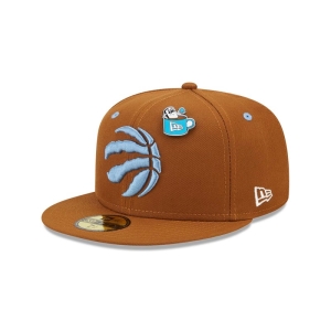 Brown New Era Toronto Raptors Hot Cocoa Fitted Cap 59fifty | BTAH03854