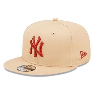 Cream New Era New York Yankees League Essential Cap 9fifty | GMNA74168