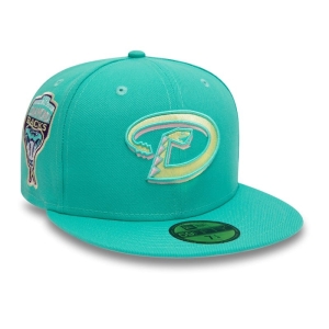 Green New Era Arizona Diamondbacks 1998 Clear Fitted Cap 59fifty | REVF67350