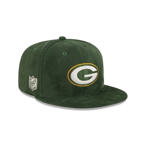 Green New Era Bay Packers NFL Retro Cord Cap 9fifty | VMFN07491