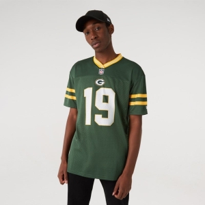 Green New Era Bay Packers Oversized Jersey T-Shirt | NXWI90481