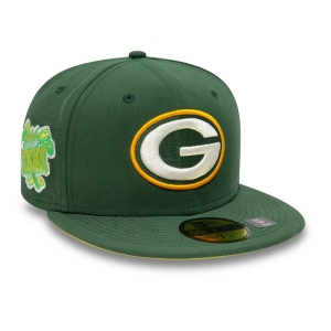 Green New Era Bay Packers Pop Fitted Cap 59fifty | CSNO24308