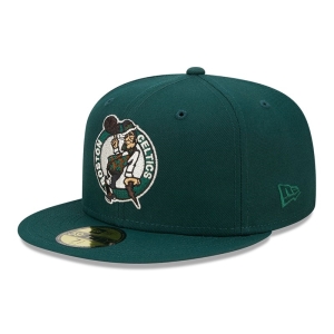 Green New Era Boston Celtics Twilight Fantasy Fitted Cap 59fifty | PRMH82136