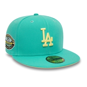 Green New Era La Dodgers Pastel Fitted Cap 59fifty | XGLA16537