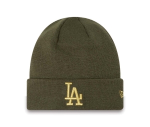 Green New Era La Dodgers Womens Beanie Hat Knit | GAHI53742