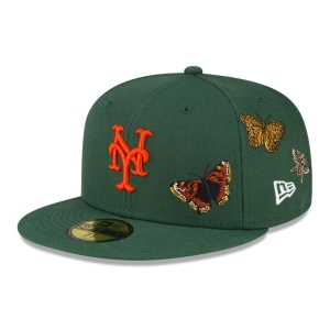 Green New Era New York Mets Felt X MLB Fitted Cap 59fifty | ATRJ19647