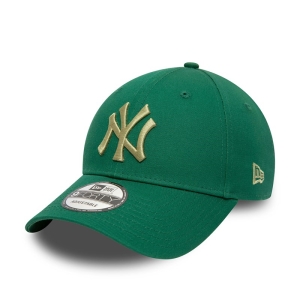 Green New Era New York Yankees Seasonal Adjustable Cap 9forty | LEHC68217