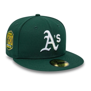 Green New Era Oakland Athletics 50th Anniversary Fitted Cap 59fifty | KRAH34061