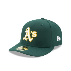 Green New Era Oakland Athletics Authentic Collection Low Profile 59fifty | LWOI83165