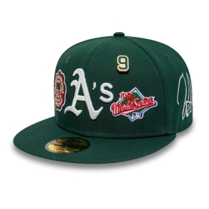 Green New Era Oakland Athletics Historic Champs Fitted Cap 59fifty | SNLU05342