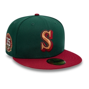 Green New Era Seattle Mariners 35 Years Fitted Cap 59fifty | ORSD68731