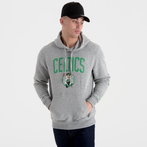 Grey New Era Boston Celtics Team Logo Hoodie | KQBU56870