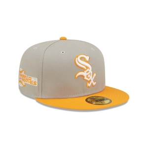 Grey New Era Chicago Sox Soda Fitted Cap 59fifty | ITRC12675