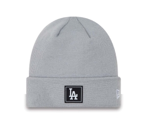 Grey New Era La Dodgers Team Cuff Beanie Hat Knit | VAXM84192