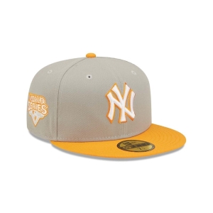 Grey New Era New York Yankees Soda Fitted Cap 59fifty | AKJD93658