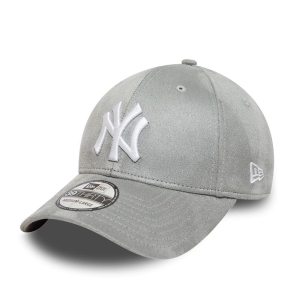 Grey New Era New York Yankees Suede Cap 39thirty | XNWH16529