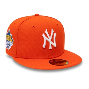 Orange New Era New York Yankees Fitted Cap 59fifty | HCIA85310