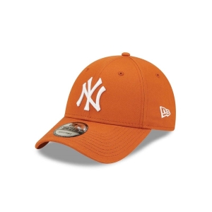 Orange New Era New York Yankees League Essentials Adjustable Cap 9forty | TKCM15692