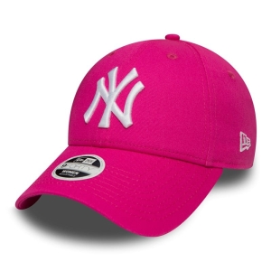 Pink New Era New York Yankees Essential Womens Cap 9forty | NPVG71043