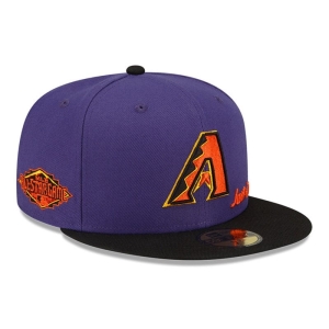 Purple New Era Arizona Diamondbacks Just Don X MLB Fitted Cap 59fifty | EPDA96304