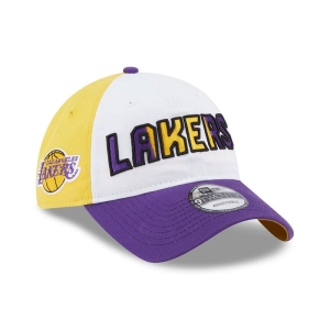 Purple New Era La Lakers NBA Back Half Adjustable Cap 9twenty | JIEG91253