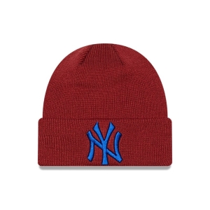 Red New Era New York Yankees League Essential Infant Beanie Hat Knit | CRVL71023