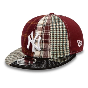 Red New Era New York Yankees MLB Patch Panel Cap 9fifty | PHCB51943