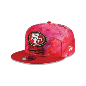 Red New Era San Francisco 49ers NFL Sideline 2022 Cap 9fifty | SUHQ69217