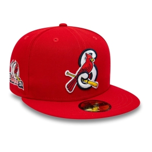 Red New Era Springfield Cardinals Milb Fitted Cap 59fifty | TFCD68401